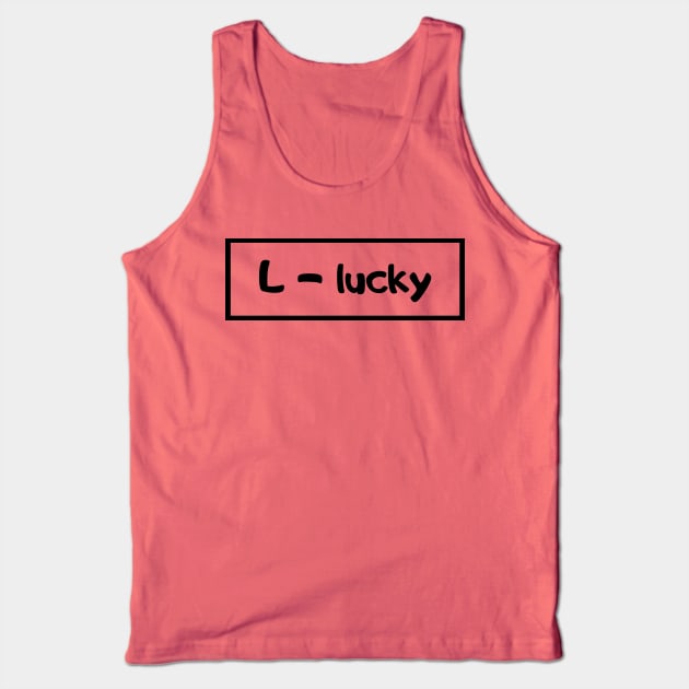 Lucky Tank Top by WordsGames